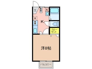 コーポ白馬の物件間取画像